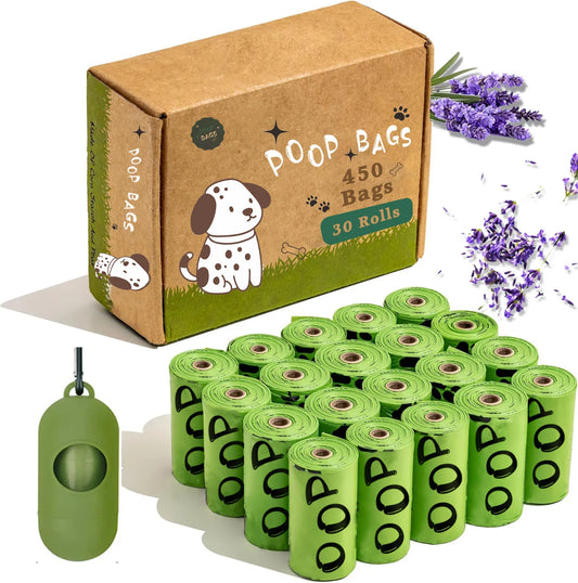 Biodegradable Lavender Scented Pet Poop Bags